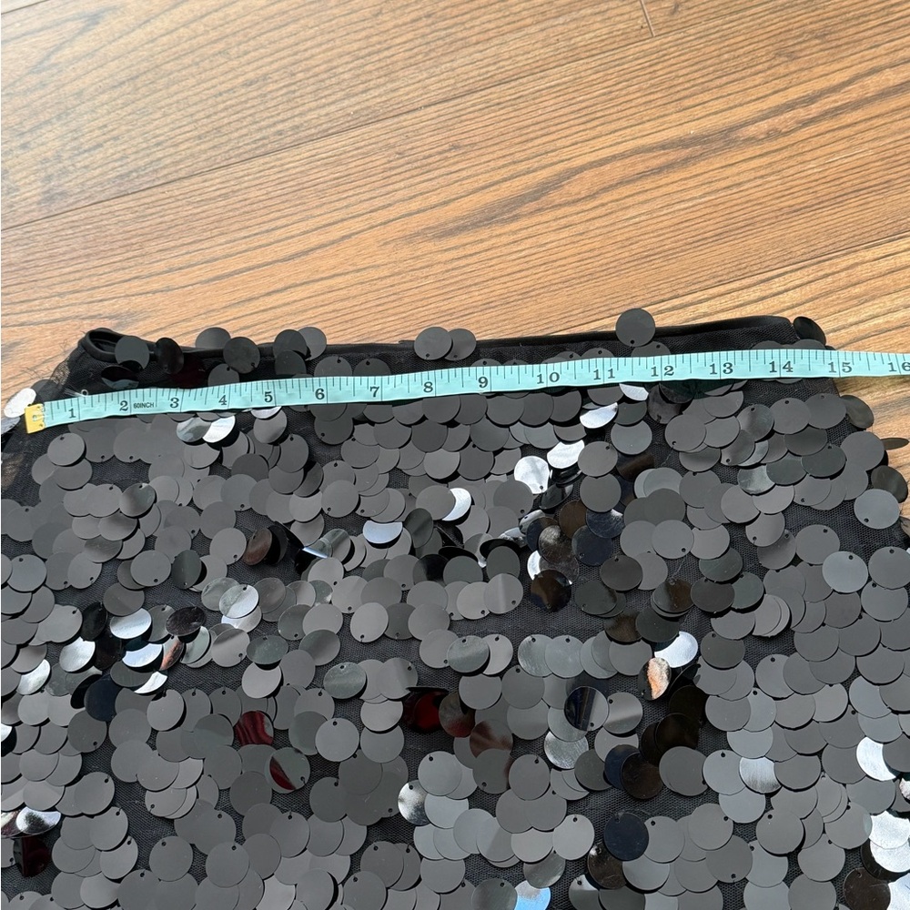 Rachel Zoe Black Sequin Mini Skirt - Picture 3 of 5